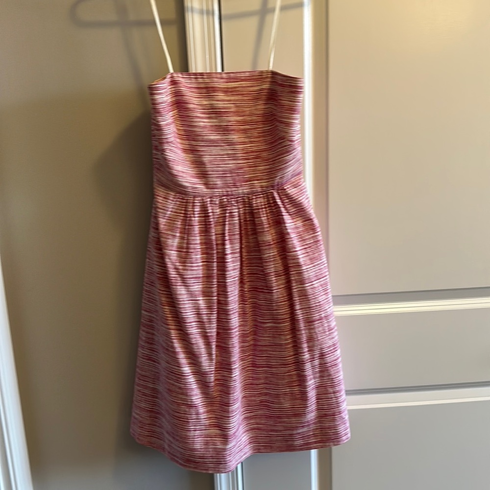 Strapless A-line dress WITH POCKETS